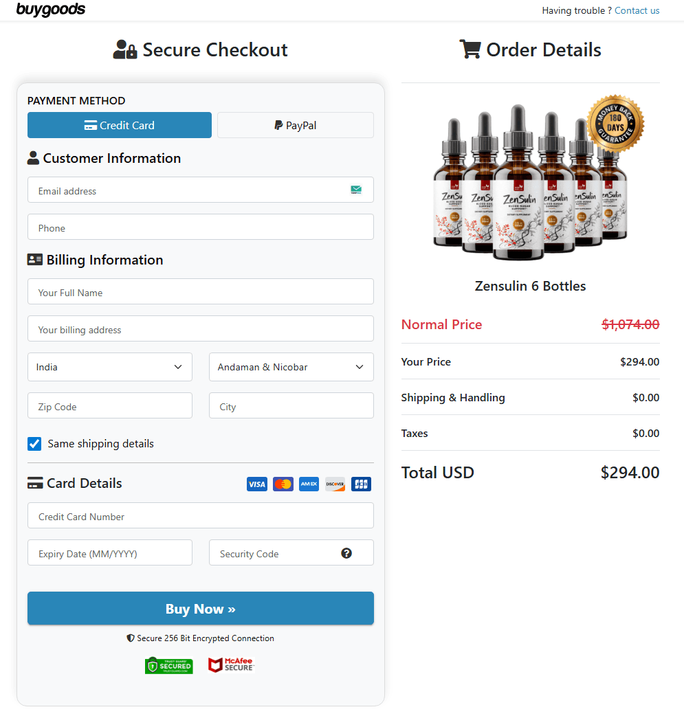 Zensulin +Special+Price